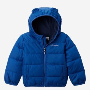 Columbia Toddler Unisex Tiny Bear Jacket bear hood puffer jacket in size 4T